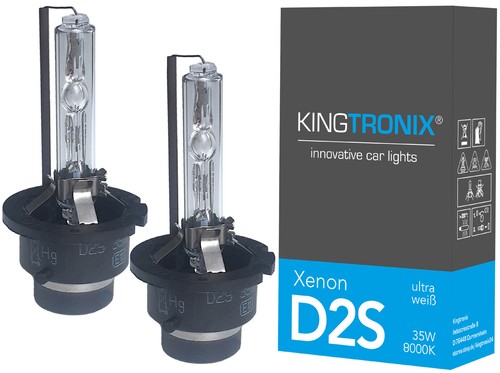 D2s xenon brenner - 2x, 8000k