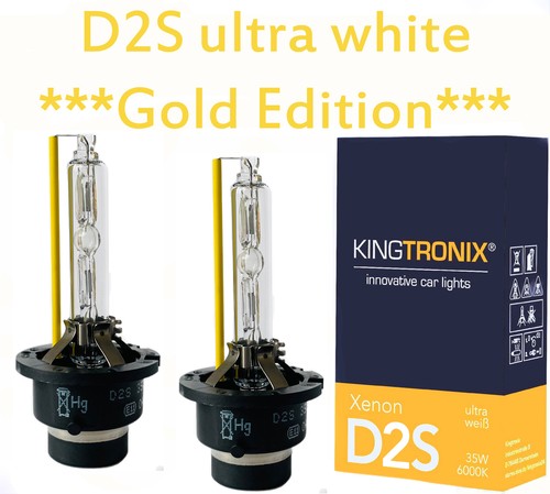 D2s xenon brenner - 2x, gold